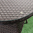 Мебель садовая Green Days, Эльба, коричневая, стол, 80х80х73 см, 4 кресла, подушка бежевая, 150 кг, RSCTL035 - фото 5
