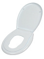 Сиденье для унитаза пластик, Океан Lux, с детской накладкой, белое, ЕК-407D-01 - фото 2