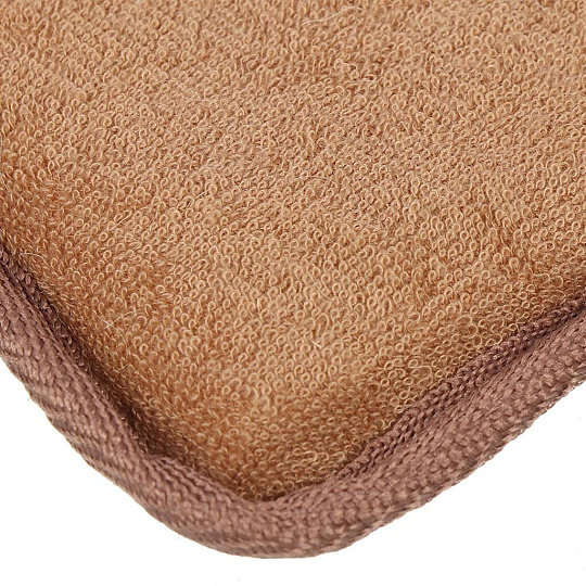 Мочалка банная брус, джут, жесткая, Beauty Format, 58716-7245