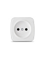 Розетка открытой установки 1 гнездо, без заземления, 16 А, пластик, белая, Союз, Электра, 0011 - фото 3