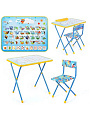 Мебель детская Nika, стол+стул мягкий, моющаяся, Познайка Азбука, металл, пластик, КП2/9 - фото 9