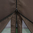 Шатер с москитной сеткой, коричневый, 3х3х2.5 м, четырехугольный, с боковыми шторками, Green Days - фото 4
