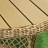 Мебель садовая Green Days, Форео, бежевая, стол, 122х122х75 см, 4 кресла, подушка серо-коричневая, CYH162W - фото 4