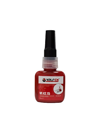Герметик анаэробный 15 мл, демонтаж с нагревом, Valfex, Красный, тюбик, VF.42.15