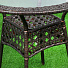 Мебель садовая Оливер, стол, 60х60х57 см, 2 стула, 100 кг, стул - 68х60х57 см, C010046 - фото 5