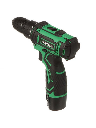 Дрель-шуруповерт аккумуляторный, Oasis, ASB-12S Eco, 12 В, коробка