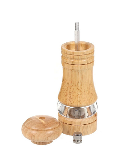 Мельница для специй дерево, металл, 13.5 см, светлое дерево, Y4-8013
