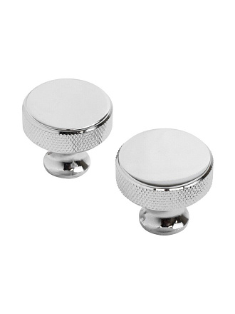 Ручка-кнопка мебельная StahlBuro, AP2704, 2 штуки, хром, 16733