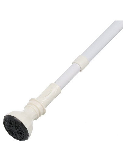 Карниз для ванной 160 см, 300 см, телескопический, белый, A310035