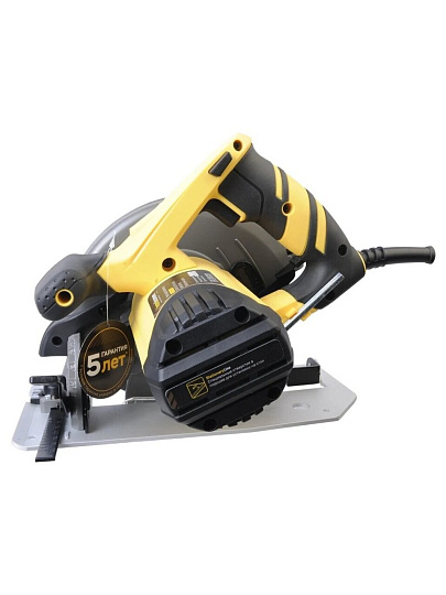 Пила циркулярная, Hanskonner, HCS50190, 1800 Вт, 190х20 мм, 65 мм, 5000 об/мин, константная электроника, LED