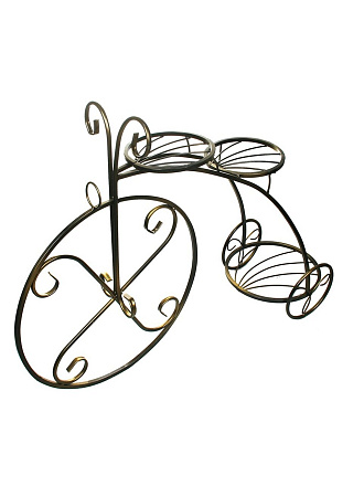 Цветник Велосипед трио, напольный, металл