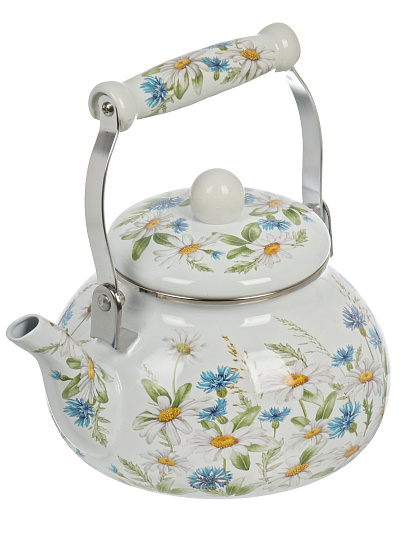 Чайник сталь, эмалированное покрытие, 2.5 л, Agness, Sentiment, индукция, 934-636