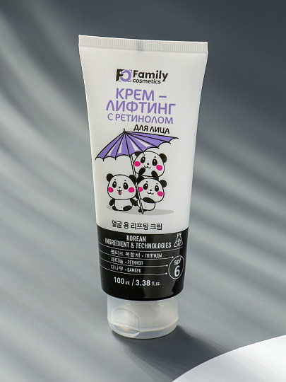 Крем-лифтинг для лица, Family Cosmetics, Матирующий, для всех типов кожи, 100 мл