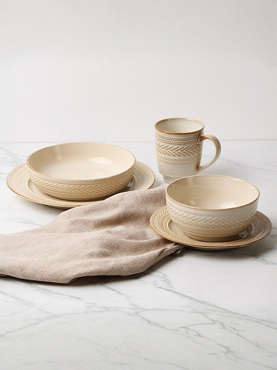 Тарелка десертная, керамика, 20.5 см, Villatic, Nouvelle Home, 0540193