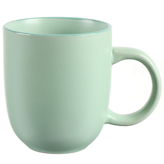 Кружка керамика, 400 мл, Macarons, Domenik, DM7003, мятная