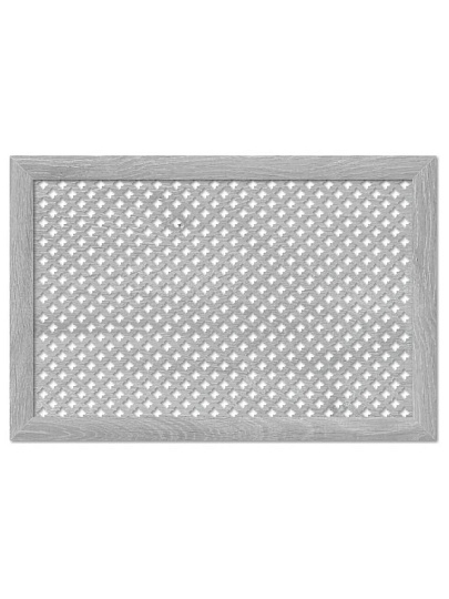 Экран для радиатора, МДФ, 900х600 мм, дуб серый, Готико, Стильный Дом