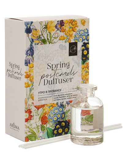 Диффузор-открытка Aroma Harmony, 30 мл, Утро в провансе, AH-04019