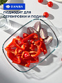 Форма для запекания стекло, 19.6х30.2х5.8 см, 2 л, прямоугольная, Daniks, HSAP20LN - фото 2