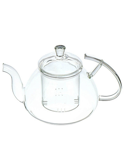 Чайник заварочный стекло, 0.8 л, с колбой, Y4-6135/B050089
