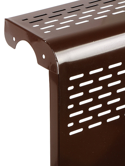 Экран для радиатора, металл, 590х610 мм, коричневый, Viento, 6МЭР