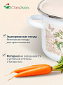 Кастрюля эмалированная сталь, 3 л, крышка сталь, цилиндрическая, СтальЭмаль, Мэри белоснежная, 6RD181M, индукция - фото 3