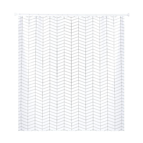 Штора для ванной комнаты 180х180 см, полиэстер, РМС, ШП-03