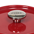 Кастрюля чугунная эмалированная Pyrex SC5AC20/5141, 2.2 л, красная - фото 2