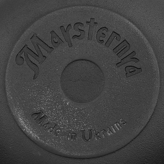 Кастрюля чугун, 2 л, круглая, Maysternya, Т401, черная, индукция