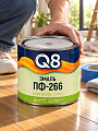 Эмаль Formula Q8, ПФ-266, алкидная, глянцевая, красно-коричневая, 1.8 кг - фото 3