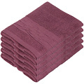 Полотенце банное 35х75 см, 100% хлопок, 105 г/м2, Сухая бургунди, Китай, Y3-638