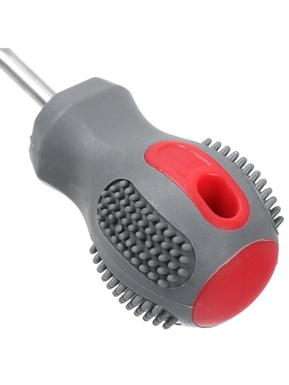 Отвертка плоская, Bartex, SL6, 6х38 мм, антискользящая двухкомпонентная, CrV сталь, K0029N