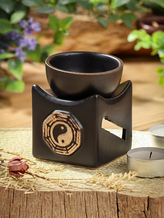 Аромалампа 7х8.5 см, Инь-Янь, керамика, Y6-10639