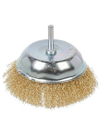 Щетка для дрели Bartex, 100 мм, чашка со шпилькой, 99480