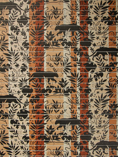 Коврик для ванной, антискользящий, 0.8х15 м, вспененный ПВХ, Вилина, Виктория, 302BR