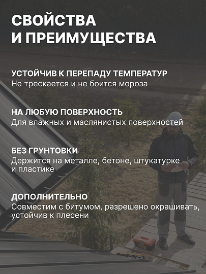 Герметик силиконовый, кровельный, Tytan, 16578, 310 мл, бесцветный, нейтральный