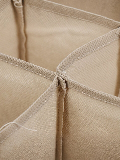 Органайзер для хранения, 16 секций, 35х27х9 см, бежевый, Листья, UC-213