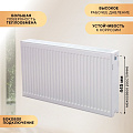 Радиатор сталь, 500 мм, 1200 мм, Rommer, Compact с22, панельный - фото 3