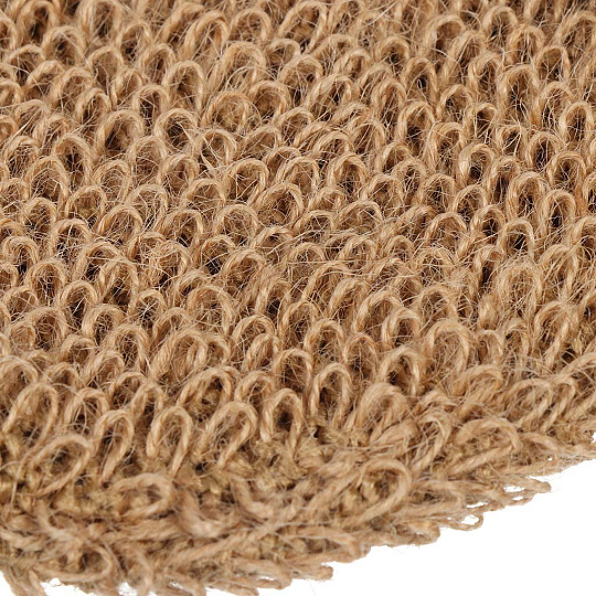 Мочалка банная варежка, джут, жесткая, Beauty Format, 58709-7241