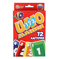 Игра настольная Карточки развивающие UNO Уномания, 72 шт, 259-312