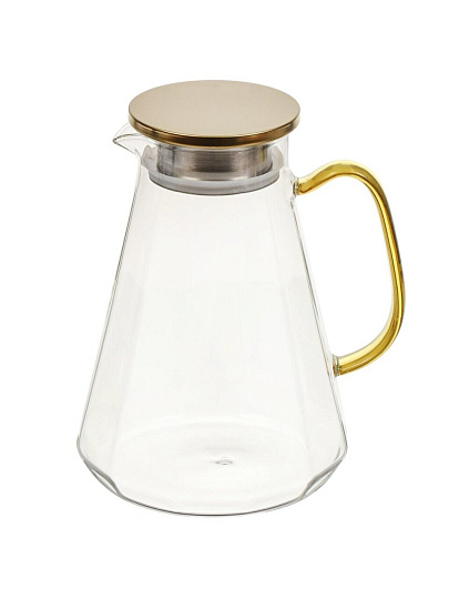 Набор для сока стекло, 7 предметов, кувшин 1800 мл + 6 кружек 350 мл, Y4-5334