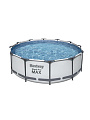 Бассейн каркасный Bestway, 366х100 см, Steel Pro Max, 56260, фильтр-насос, 9150 л, ремкомплект - фото 8