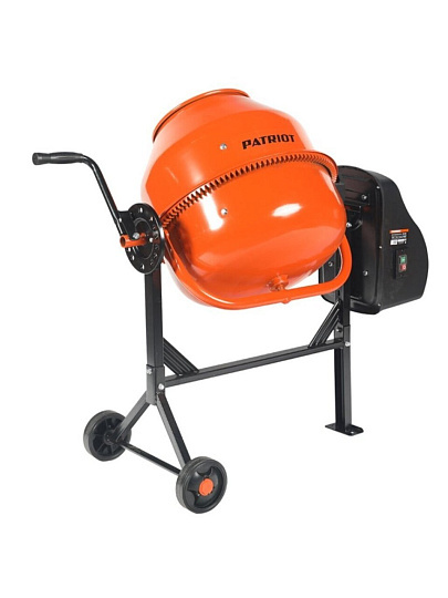 Бетоносмеситель Patriot, BM 128C, 120 л, 350 Вт, чугунный венец, 577300128