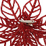Елочное украшение Пуансеттия, красное, 14х3.5х14 см, SYYKLA-1919103 - фото 2
