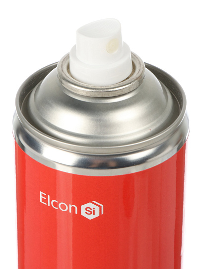 Эмаль аэрозольная, Elcon, универсальная, алкидная, глянцевая, красная, RAL 3020, 520 мл