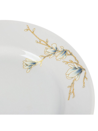 Салатник фарфор, круглый, 5 см, 0.68 л, Магнолия, Дулевский фарфор, 117412