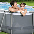 Бассейн каркасный Bestway, 305х200х84 см, Power Steel Oval Pool, 5614A, фильтр-насос, 3668 л, поплавок-дозатор - фото 8