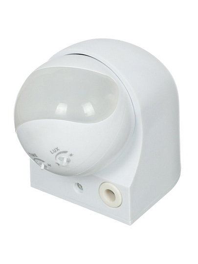 Датчик движения настенный, 1100 Вт, 10-900 с, 10 м, 180 °, IP44, 5+ лк, TDM Electric, ДДС-03, SQ0324-0008
