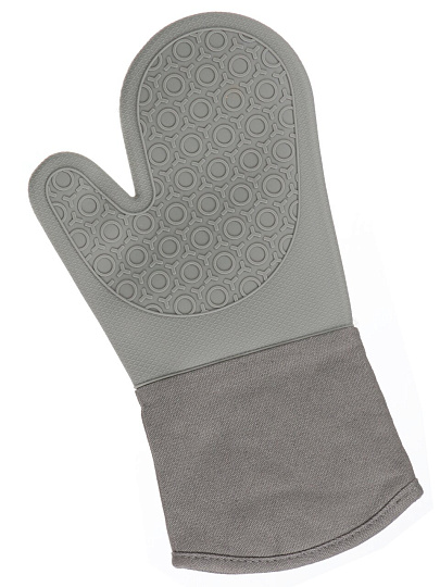 Прихватка-варежка с силиконом 32х18,5 см, 100%пэ, B180052