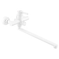 Смеситель для ванны, Gota Rocio, Black&amp;amp;White, с картриджем, белый, 016095-GOTA