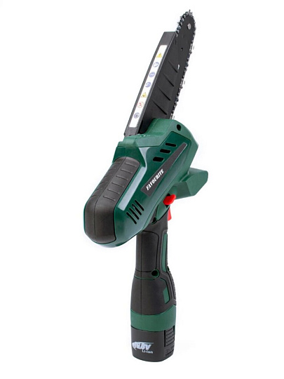 Пила цепная аккумуляторная, Favourite, длина шины 16 см, шаг цепи 3/8 дюйм, 37 звеньев, BSC 6020, 16.8 В 2х2Ач Li-ion, 160001620